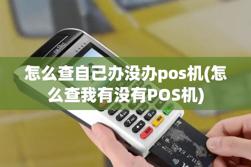 怎么查自己办没办pos机(怎么查我有没有POS机)
