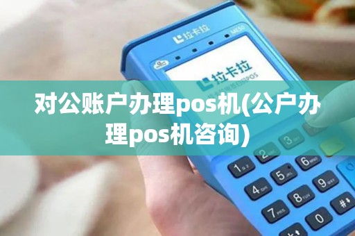 对公账户办理pos机(公户办理pos机咨询)
