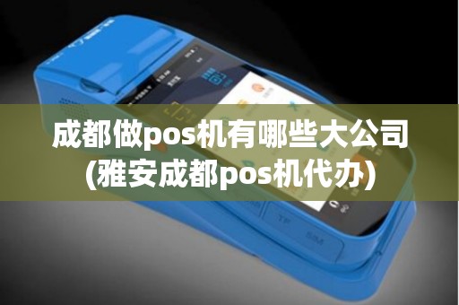 成都做pos机有哪些大公司(雅安成都pos机代办)