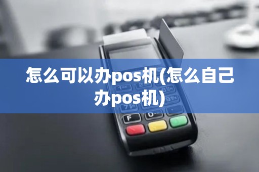 怎么可以办pos机(怎么自己办pos机)