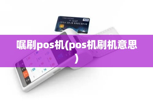 嘱刷pos机(pos机刷机意思)