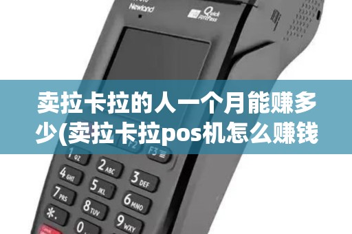 卖拉卡拉的人一个月能赚多少(卖拉卡拉pos机怎么赚钱) 卖拉卡拉的人一个月能赚多少(卖拉卡拉pos机怎么赚钱)