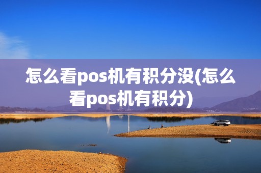 怎么看pos机有积分没(怎么看pos机有积分)