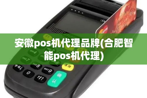 安徽pos机代理品牌(合肥智能pos机代理)