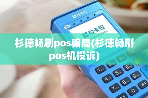 杉德畅刷pos骗局(杉德畅刷pos机投诉)