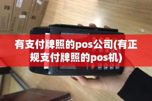 有支付牌照的pos公司(有正规支付牌照的pos机)