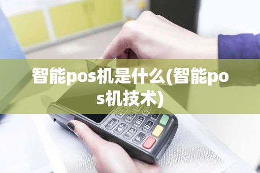 智能pos机是什么(智能pos机技术)