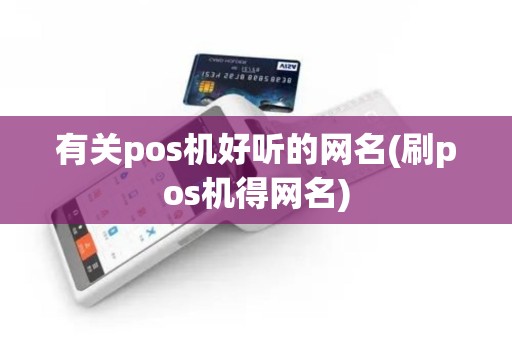 有关pos机好听的网名(刷pos机得网名)