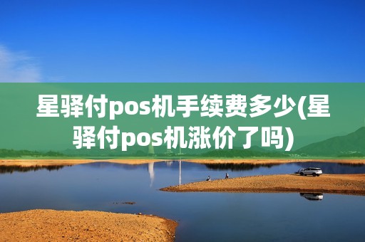星驿付pos机手续费多少(星驿付pos机涨价了吗)