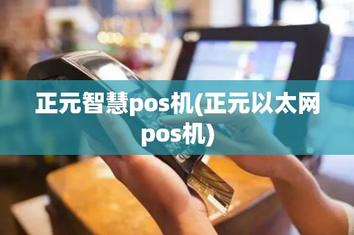 正元智慧pos机(正元以太网pos机)