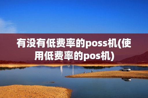 有没有低费率的poss机(使用低费率的pos机)