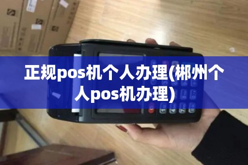 正规pos机个人办理(郴州个人pos机办理)