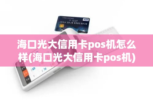 海口光大信用卡pos机怎么样(海口光大信用卡pos机)