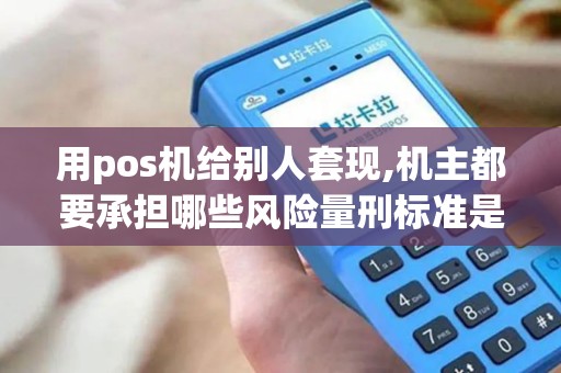 用pos机给别人套现,机主都要承担哪些风险量刑标准是什...