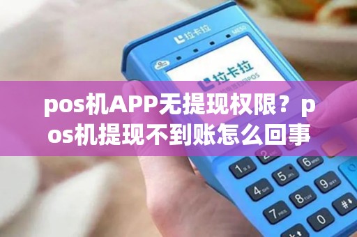 pos机APP无提现权限？pos机提现不到账怎么回事