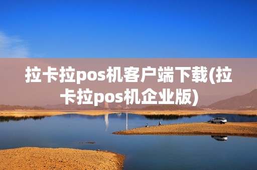 拉卡拉pos机客户端下载(拉卡拉pos机企业版)