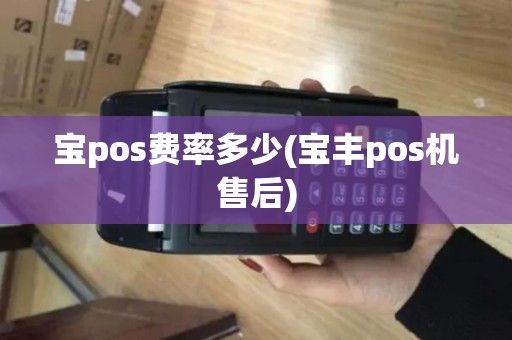 宝pos费率多少(宝丰pos机售后)