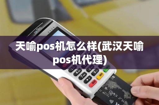 天喻pos机怎么样(武汉天喻pos机代理)