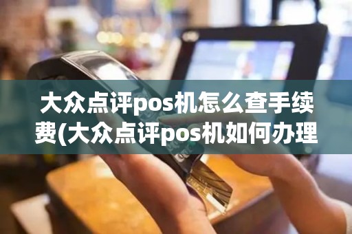 大众点评pos机怎么查手续费(大众点评pos机如何办理)