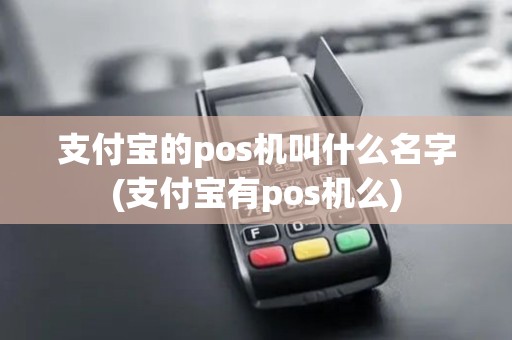 支付宝的pos机叫什么名字(支付宝有pos机么)