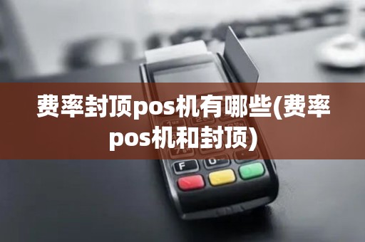 费率封顶pos机有哪些(费率pos机和封顶)