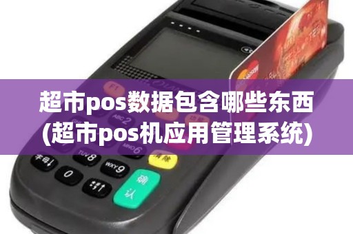 超市pos数据包含哪些东西(超市pos机应用管理系统)