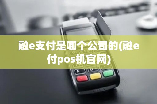 融e支付是哪个公司的(融e付pos机官网)