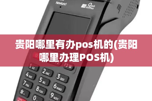 贵阳哪里有办pos机的(贵阳哪里办理POS机)