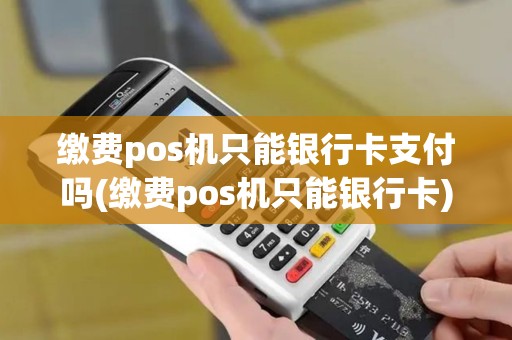 缴费pos机只能银行卡支付吗(缴费pos机只能银行卡)