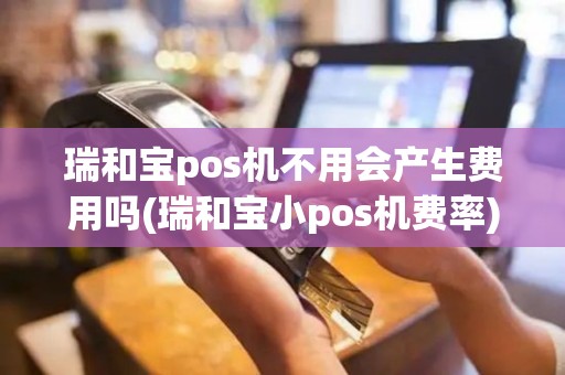 瑞和宝pos机不用会产生费用吗(瑞和宝小pos机费率)