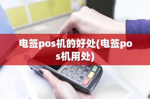 电签pos机的好处(电签pos机用处)