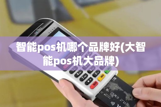 智能pos机哪个品牌好(大智能pos机大品牌)