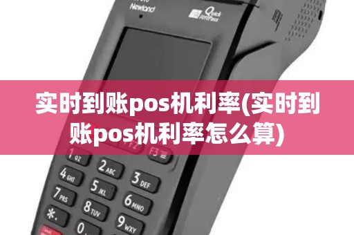 实时到账pos机利率(实时到账pos机利率怎么算)