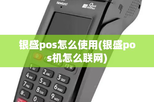 银盛pos怎么使用(银盛pos机怎么联网)