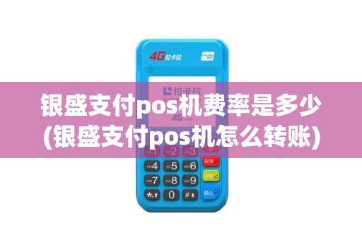 银盛支付pos机费率是多少(银盛支付pos机怎么转账)