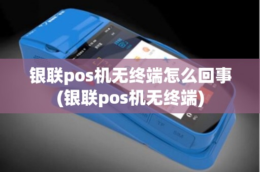 银联pos机无终端怎么回事(银联pos机无终端)