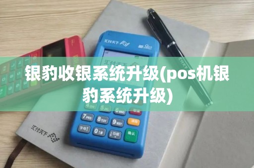 银豹收银系统升级(pos机银豹系统升级)