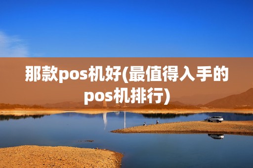 那款pos机好(最值得入手的pos机排行)