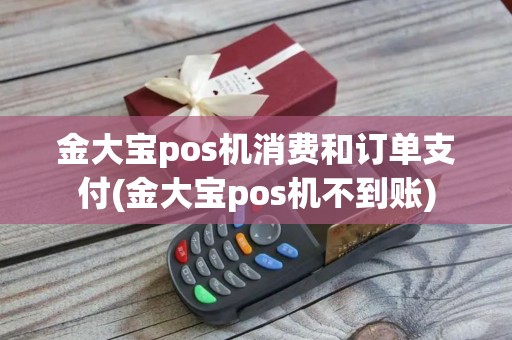 金大宝pos机消费和订单支付(金大宝pos机不到账)