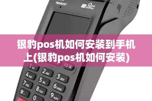 银豹pos机如何安装到手机上(银豹pos机如何安装)