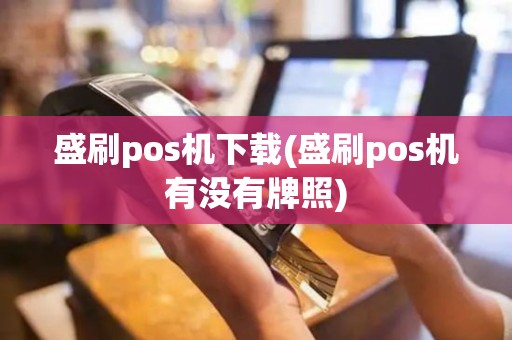 盛刷pos机下载(盛刷pos机有没有牌照)