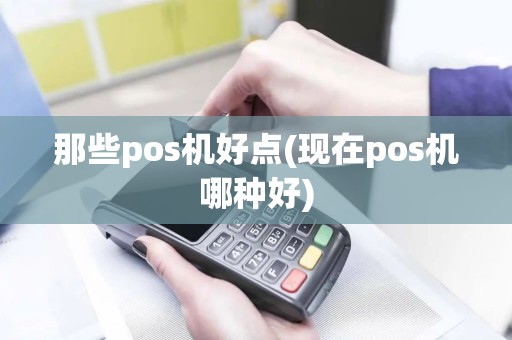 那些pos机好点(现在pos机哪种好)