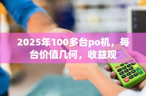 2025年100多台po机，每台价值几何，收益观