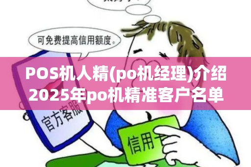 POS机人精(po机经理)介绍2025年po机精准客户名单采集攻略