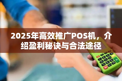 2025年高效推广POS机，介绍盈利秘诀与合法途径