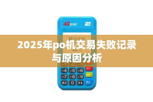 2025年po机交易失败记录与原因分析