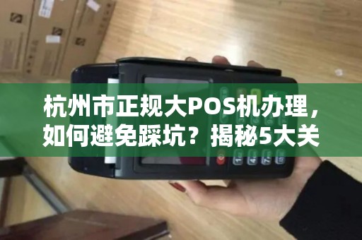 杭州市正规大POS机办理，如何避免踩坑？揭秘5大关键选择标准！