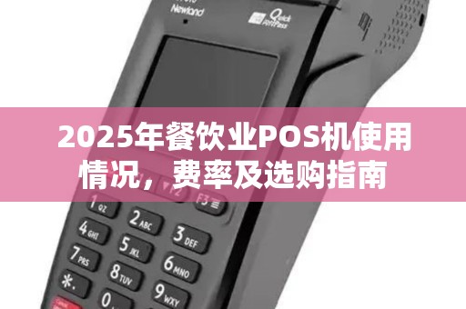 2025年餐饮业POS机使用情况，费率及选购指南