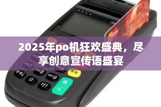 2025年po机狂欢盛典，尽享创意宣传语盛宴