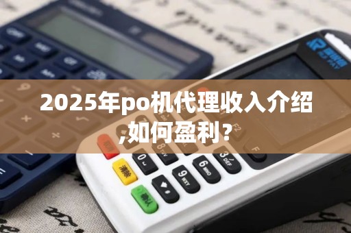 2025年po机代理收入介绍,如何盈利？